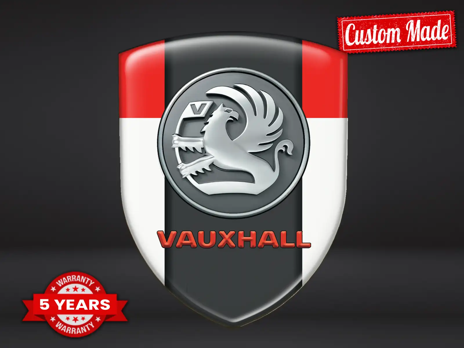 Vauxhall Distintivi Silicone Auto Resistenti Pregiati Pro